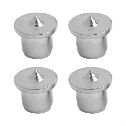 Steel Dowel Center Pin Set For Wood Centering Holes 6 8 10 12mm Pins Four Piece Tenon Center Tool Kit in silver finish