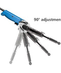 Heavy Duty Belt Sander And Angle Grinder Combo Tool With Adjustable Sanding Belts For Wood Metal Polishing and DIY Finishing Projects Multiangle Design with 90° adjustment.