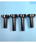 No Sweat M8 Black Hex Nuts And Secure Fastening Kit For Soft Serve Machines and Ice Cream Makers, four black plastic fasteners.