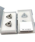 High-Precision Lathe Tool Inserts WNMG080404 CBN-6 and WNMG080408 CBN-6 hardened steel boron nitride blades in packaging.