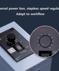 External power box with stepless speed regulation for Compact LED Conveyor Belt For Factory Cargo 170X300mm.