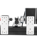 Badass Precision Desktop Mini Lathe Kit Featuring Quick Change Drill Chuck And Smooth Running 12 Volt Dc Motor At 12000 Rpm demonstrating side view with iron frame and precision chuck.
