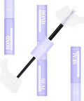 Lash Bond And Seal Clear Eyelash Glue With Lavender Essential Oil For Strong All Day Hold Waterproof Bond And Lock For Cluster Lashes DIY Lash Extensions And Sensitive Eye Adhesive, 5ml tube with wand