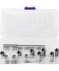 Spark Plug Thread Repair Kit Stainless Steel Rethread Set for M10x1.0 and M12x1.0 Threads Includes 10 Inserts and 1 Tap