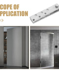 Heavy Duty Stainless Steel Pivot Hinge For Hidden Doors Concealed Door Hardware For Secret Bookcase Installations Seamless Rotation With A Sleek Modern Look Built To Last No Fuss Door Hardware installed in modern interior doors