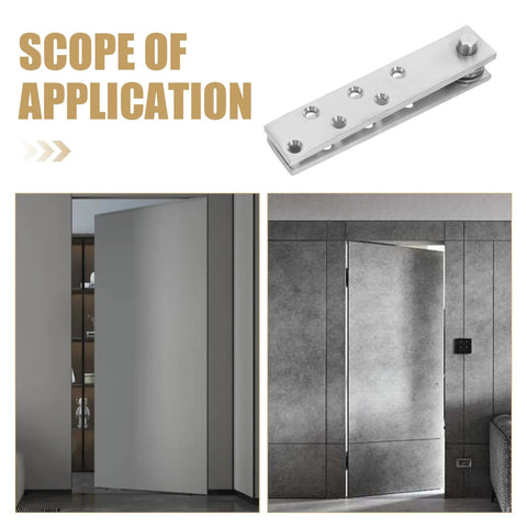 Heavy Duty Stainless Steel Pivot Hinge For Hidden Doors Concealed Door Hardware For Secret Bookcase Installations Seamless Rotation With A Sleek Modern Look Built To Last No Fuss Door Hardware installed in modern interior doors