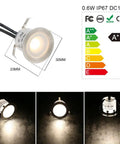 16 Pack Recessed LED Deck Lights 32mm Step Lights Outdoor Waterproof 12V Low Voltage Landscape Lighting details