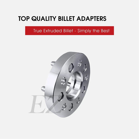 Hub Centric Wheel Adapters Spacers 5x135 For Ford F150 1997 2004 2 Inch Thick 14x2 Studs CNC Machined 6061 T6 Billet