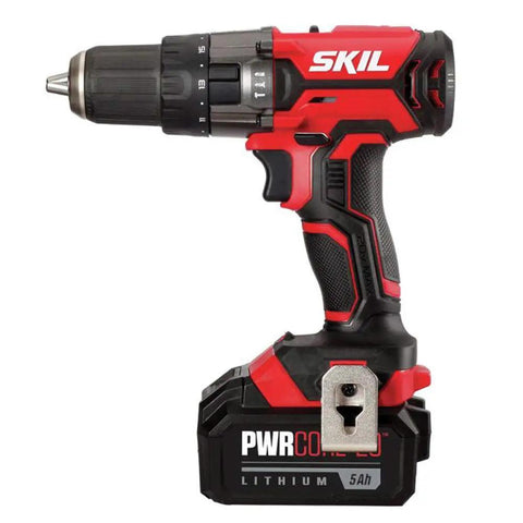 PWRCore 20 Hammer Drill Kit With 2.0Ah Battery And Fast Charger Cordless Go To Drill For Home Projects DIY Renovations Light Construction