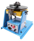 Rock Solid Welding Positioner Rotary Table For Pipe And Tank Jobs With Precision Three Jaw Chuck and heat resistant steel build.