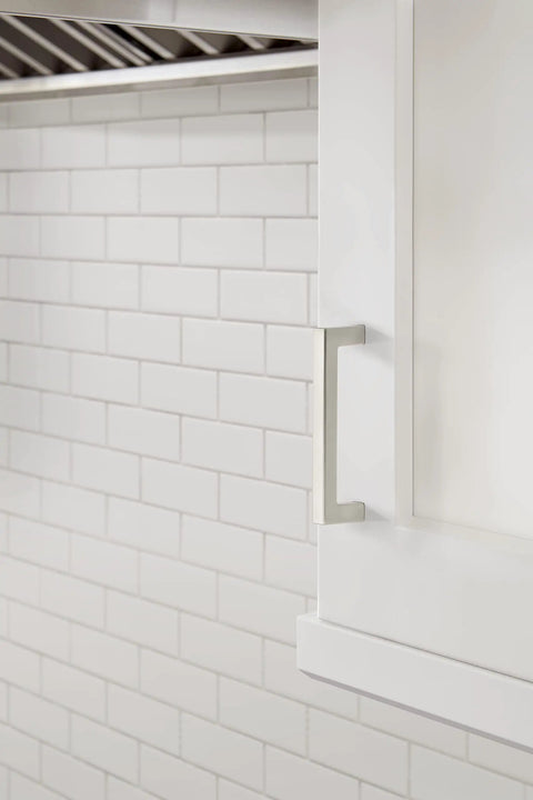 Sleek Contemporary Satin Nickel Cabinet Pull Three Quarter Inch Center To Center Fresh Smooth Hardware For Modern Kitchen And Bathroom Drawers Upgrades Soft Brushed Warm Hue Finish Durable Gold Standard Home Decor Must Have Item