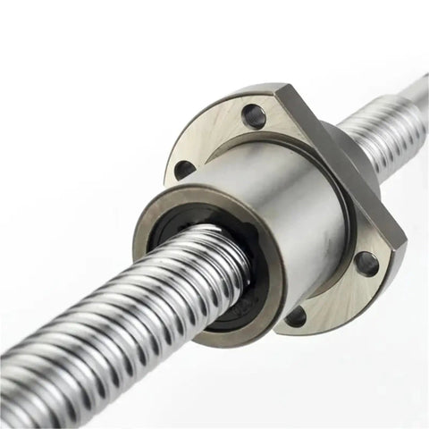 Heavy Duty C7 Precision Ball Screw Sfe4040 showing sealed bearing and smooth rod for CNC routers and 3D printers.