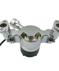 Small Block Chevy Electric Water Pump Delivers Killer 35 Gpm High Volume Flow With Rock Solid Chrome Aluminum Housing, top view.