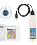 Digital Force Gauge 500N Push Pull Gauge For Tension And Compression Testing 5 Modes And 3 Display Methods Pro Grade Quality Supports Newton Kilogram And Pound Units Gravity Setting For Precise Measurements, with USB software and cable