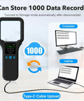 Universal Pet Microchip Scanner For ISO1178411785 FDX B EMID Chips 125KHz 134.2MHz with Type-C cable for data upload