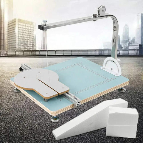 Pro Grade Hot Wire Foam Cutter With Adjustable Angle Table For Styrofoam Crafting Working Table Tool For Foam Model Making And Sponge Carving Stepless Temperature Control From 50 To 300 C with foam blocks