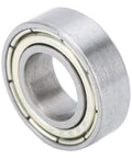 Deep Groove Ball Bearings 8mm X 16mm X 5mm Double Shielded For 3D Printer Upgrades V Slot Linear Guides 23 Motor Compatibility Chrome Silver Metal Pro Grade Bearings Pack Of 10, close-up double shielded chrome steel bearing
