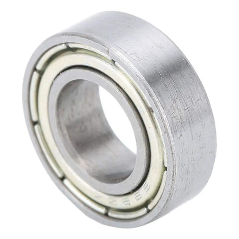 Deep Groove Ball Bearings 8mm X 16mm X 5mm Double Shielded For 3D Printer Upgrades V Slot Linear Guides 23 Motor Compatibility Chrome Silver Metal Pro Grade Bearings Pack Of 10, close-up double shielded chrome steel bearing