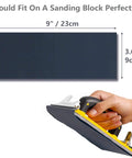 Wet Dry Sandpaper Set With Pro Grade Assorted Grits 1000 1200 1500 2000 2500 3000 54 Sheets shown on sanding block