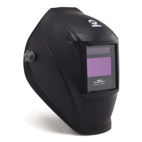 Auto-Darkening Welding Helmet With ClearLight 4x Technology For MIG TIG And Grinding, Pro Welder Mask, Black, side view