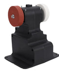 Omquot Cordless Mini Bench Grinder With Powerful Brushless Motor For Polishing And Sharpening Metals with dual grinding wheels.