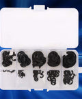 Snap Circlip Kit 120 Pcs Manganese Steel External Retaining Rings Set for Machinery Automotive DIY Repair shown in box