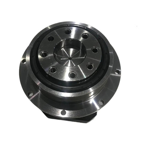 Rock Solid Two Stage Planetary Gear Reducer For Nema23 Stepper Motors showing flange output design and precision gearing.