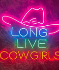 Cowgirl Beer Bar Neon Sign LED Light For Home Office Bedroom Pub Cafe Wall Decor 17 Inch Handmade Neon Tube Light With Bright Glow Eco Friendly Vibrant Nighttime Vibe