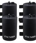 Canopy Water Weight Bags Four Pack Total 88 Lbs, Leak Proof Tent Weights For Gazebo Pop Up Canopies, black PVC bags
