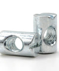 Top Notch Replacement M6 X 16Mm Cross Dowel Barrel Nuts With Centered Hole For Flat Pack Furniture Beds Tables Chairs Quick Fix Hardware That Just Works Right in close-up.