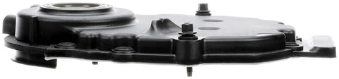 Side view of Engine Timing Cover Direct Replacement For Select Models, Rock Solid Build Withstanding Extreme Under-Hood Temperatures.