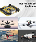 55A 4 In 1 Electronic Speed Controller For 3S To 6S Freestyle FPV Racing Drones with Dshot300 Dshot600 and multirotor application examples