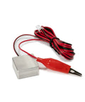 CNC Z Probe Touch Plate 2-Pin Aluminum 30x30x15mm For Engraving And Milling Machines with wire and alligator clip