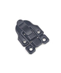 Rock Solid Table Locks 12 Pack Heavy Duty Iron Furniture Connectors With 60 Mounting Screws showing a black table connector latch.