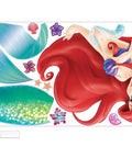 Little Mermaid Giant Peel And Stick Wall Decals Set Of 21 Vinyl Multicolor Removable Repositionable No Residue For Smooth Surfaces