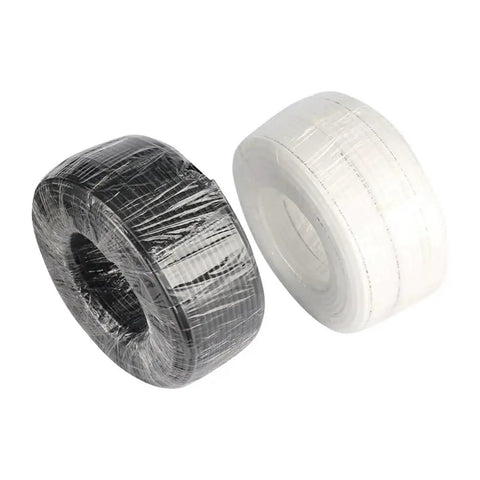 Rolls of black and white 100 Meter One Quarter Inch PE Pipe For Reverse Osmosis Aquarium Filter System Tubing Water Supply And Irrigation