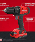 V20 7 Tool Cordless Power Tool Kit With 2 Batteries And Charger For Home DIY Projects Includes Drill Driver