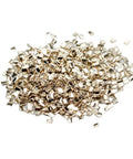 Hard Silver Solder Chips 3 Grams Approx 2000 Pieces 0.5 By 1.0 By 0.25mm Tiny Lead Free Cadmium Free Made In USA For Precision Electronics Soldering And Mini PCB Builds shown in a pile