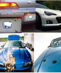 Pack Of 2 Quick Release Latch Lock Clips used on bumper and hood, aluminum alloy, 1.25 inch diameter, shown on cars.