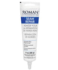 Seam Repair Adhesive for Wallpaper Tears and Loose Edges Sealer White 3 Ounce Tube with Applicator Nozzle shown in packaging