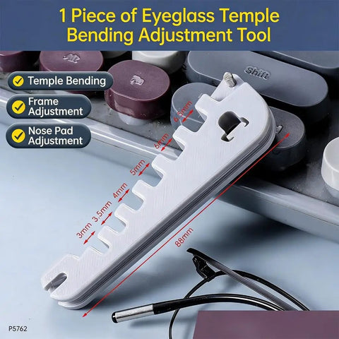 Eyeglass Frame Adjustment Tool for Regular Frames Quick No Fuss Repair for Small Deformations Precise Alignment Ergonomic Anti Slip Grip