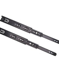 10 Inch Heavy Duty Cabinet Drawer Slide Full Extension 100 Lbs Ball Bearing Side Mount With Dual Industrial Ball Bearings And Electrophoretic Black Finish For Kitchen Cabinets And Workshops, black pair