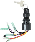 Boat Ignition Switch With Key For Mercury Mariner Outboard Motor Control Box With Two Keys Three Position Six Wire Connectors Replacement