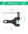 Dimensions of Pro Grade Motorcycle Chain Breaker Tool For 420 428 520 525 528 And 530 Roller Chains, Metal Single Strand Breaker