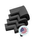 Four Piece Safety Corner Cushions For Baby And Home Protection With 3M Tape Easy To Install Made In USA BPA Free Latex Free