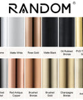 Color options including PVD Titanium Gold for Deep Gold Polished Brass Contemporary Round Bottle P Trap Kit For 1 And A Quarter Inch Sink Drain