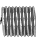 100 Pack M6 X 1 Thread Repair Inserts Stainless Steel Metric Thread Sleeves For Damaged Holes, close-up view