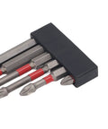 Top Tier 6 Pcs Alloy Steel Screwdriver Bits Set With Magnetic Cross Head Buffer Design For Furniture Auto And Electrical Repair Jobs in case