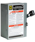 L211N 30 Amp Indoor Light Duty Fusible Safety Switch With Neutral For 120 240 Volt Two Pole Gray Reliable Electrical Disconnect