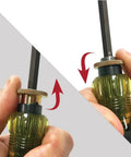 Adjustable Length Replacement Blade Set Three Pack For Screwdriver Handle DIY Friendly Four To Eight Inch Reach
